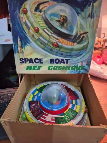 Vintage space boat nef - space,